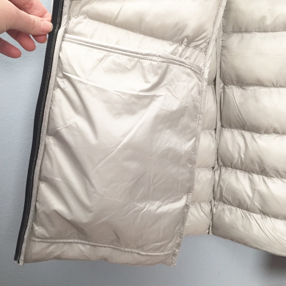 Puffer Coat 32 Degrees Light Gray Hood NWT L 12-14 - Picture 3 of 8